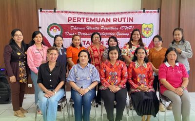 DWP Dinas Pertanian Gumas Melaksanakan Pertemuan Rutin